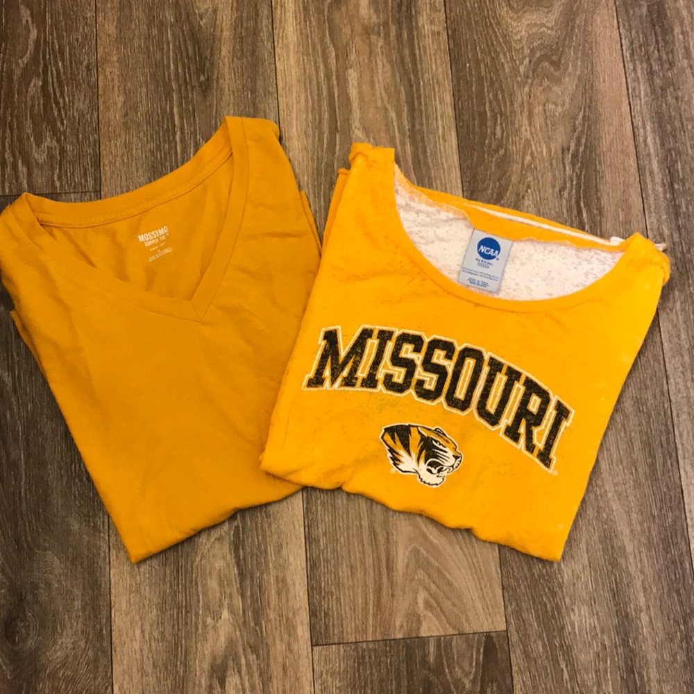 Go Mizzou! Gold tees to cheer your team on!